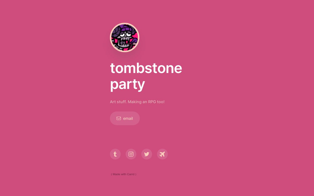 tombstone party